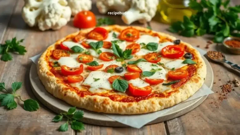 Cauliflower Crust Pizza
