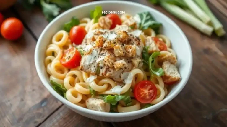 Chicken Caesar Pasta Salad