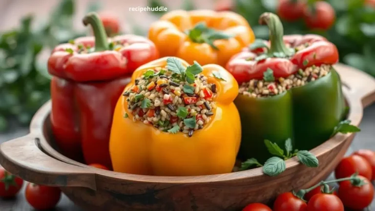 Quinoa-Stuffed Bell Peppers