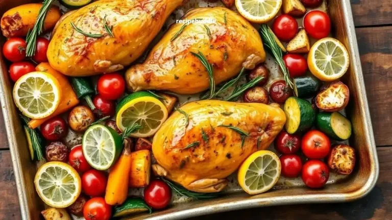 Sheet Pan Lemon Herb Chicken