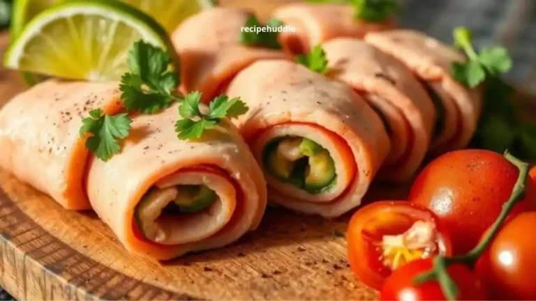Turkey and Avocado Roll-Ups