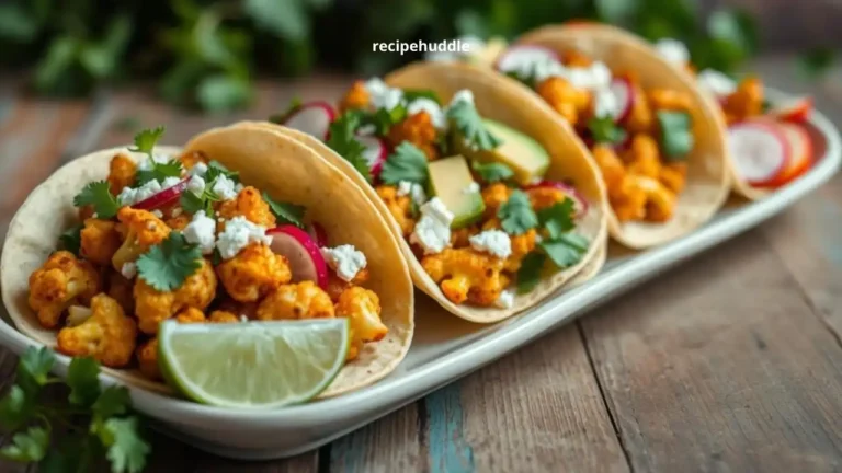 Roasted Cauliflower Tacos
