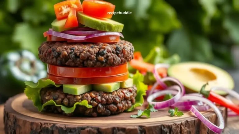 Vegan Black Bean Burgers