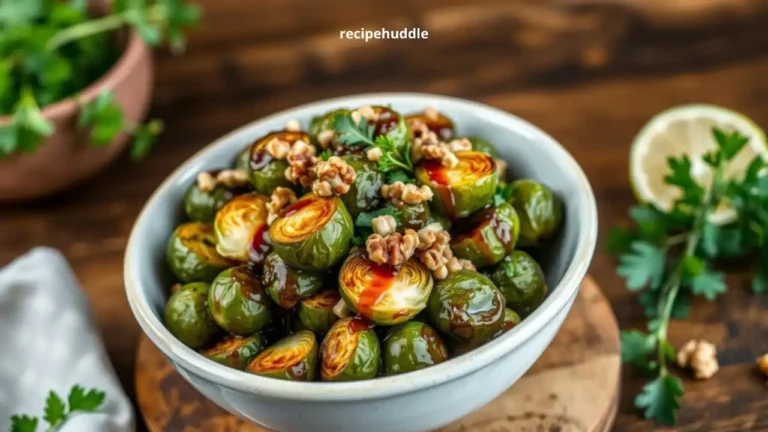 Honey Balsamic Brussels Sprouts