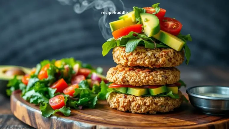 savory oatmeal burgers