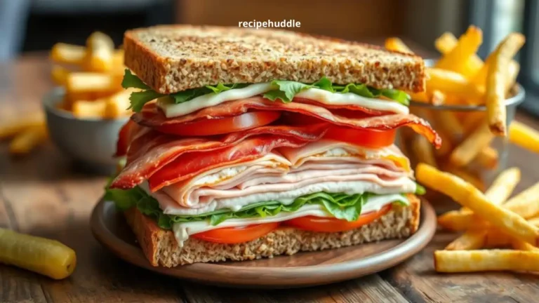 turkey club sandwich