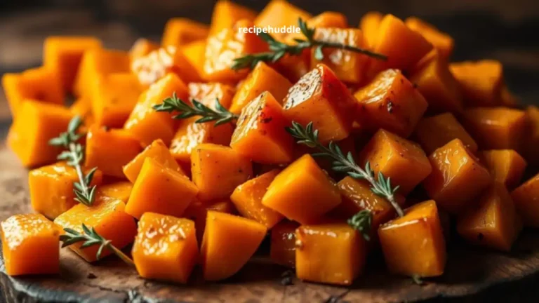Maple roasted butternut squash