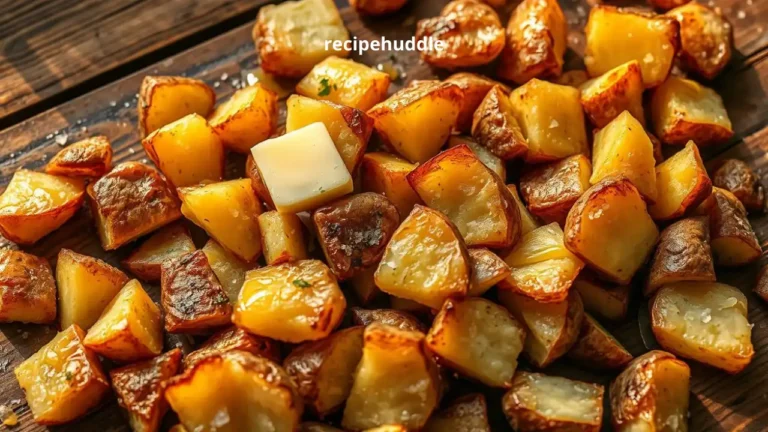 Smashed crispy potatoes