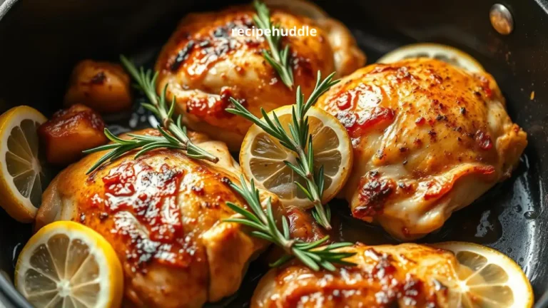 skillet lemon rosemary chicken