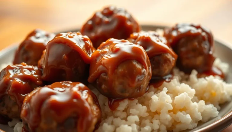 Honey glazed meatballs