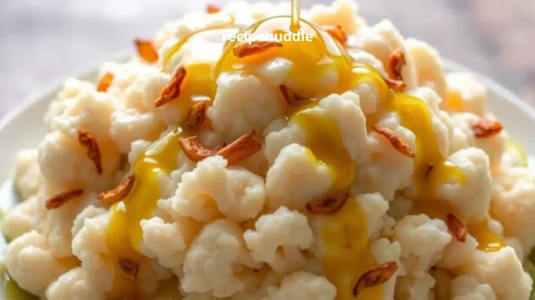 Mashed Cauliflower with Garlic