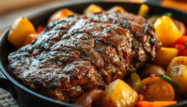 roast beef with vegetables
