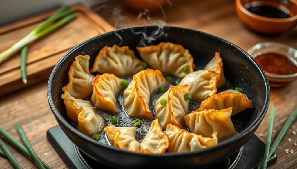 veggie potstickers