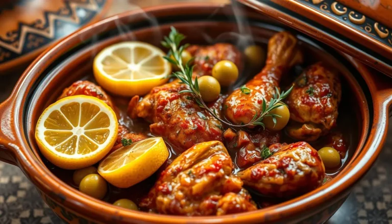 Moroccan Chicken Tagine with Lemon and Olives