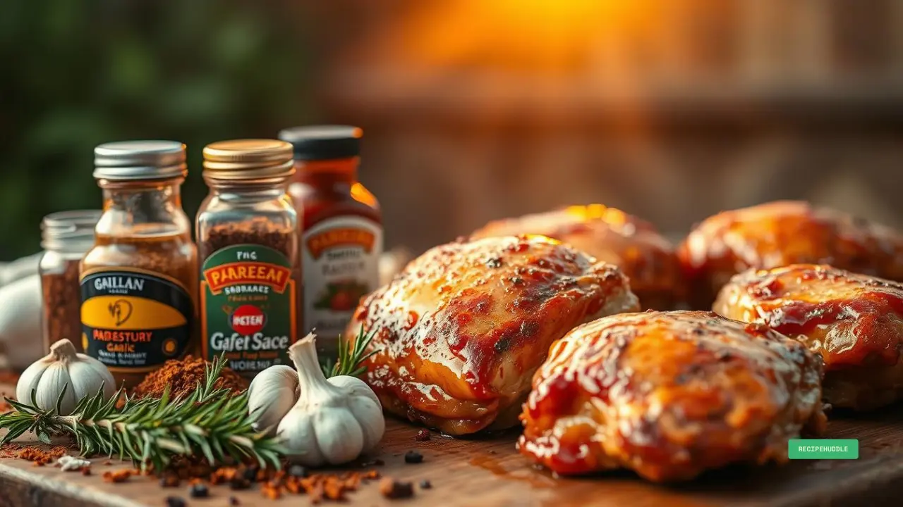 BBQ Chicken Thighs flavoring strategies