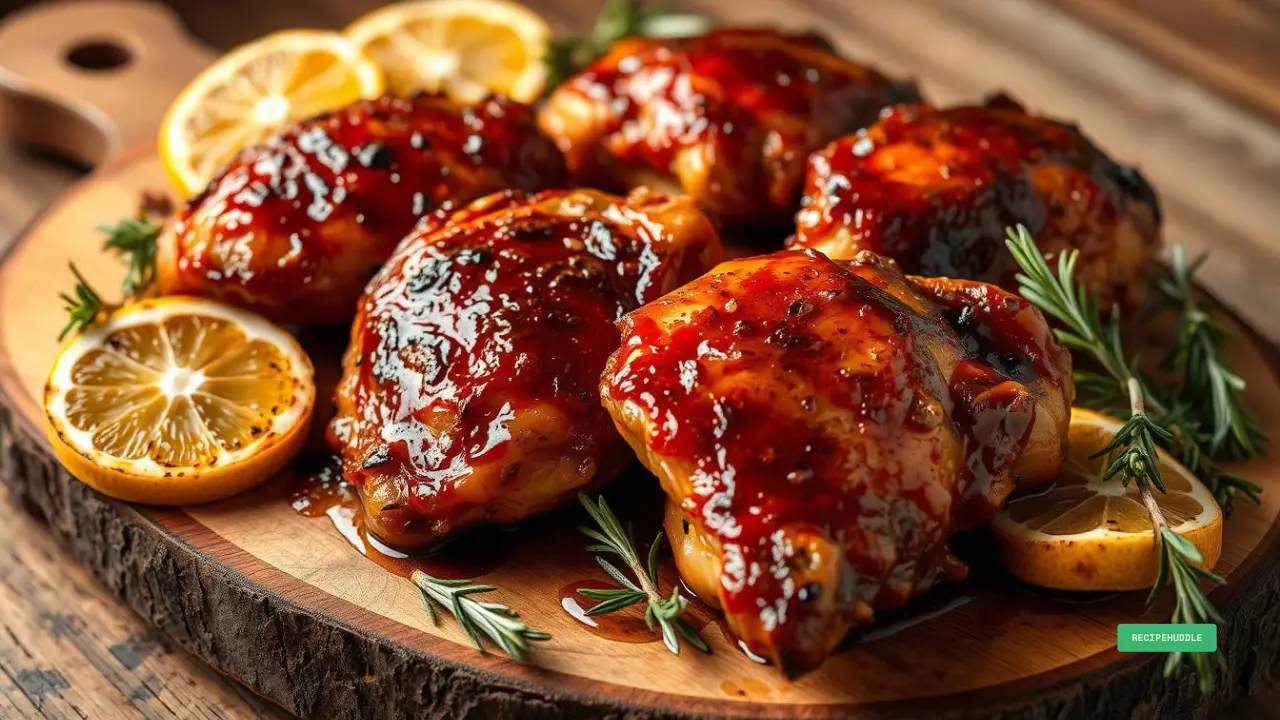 Barbecue Chicken Thighs