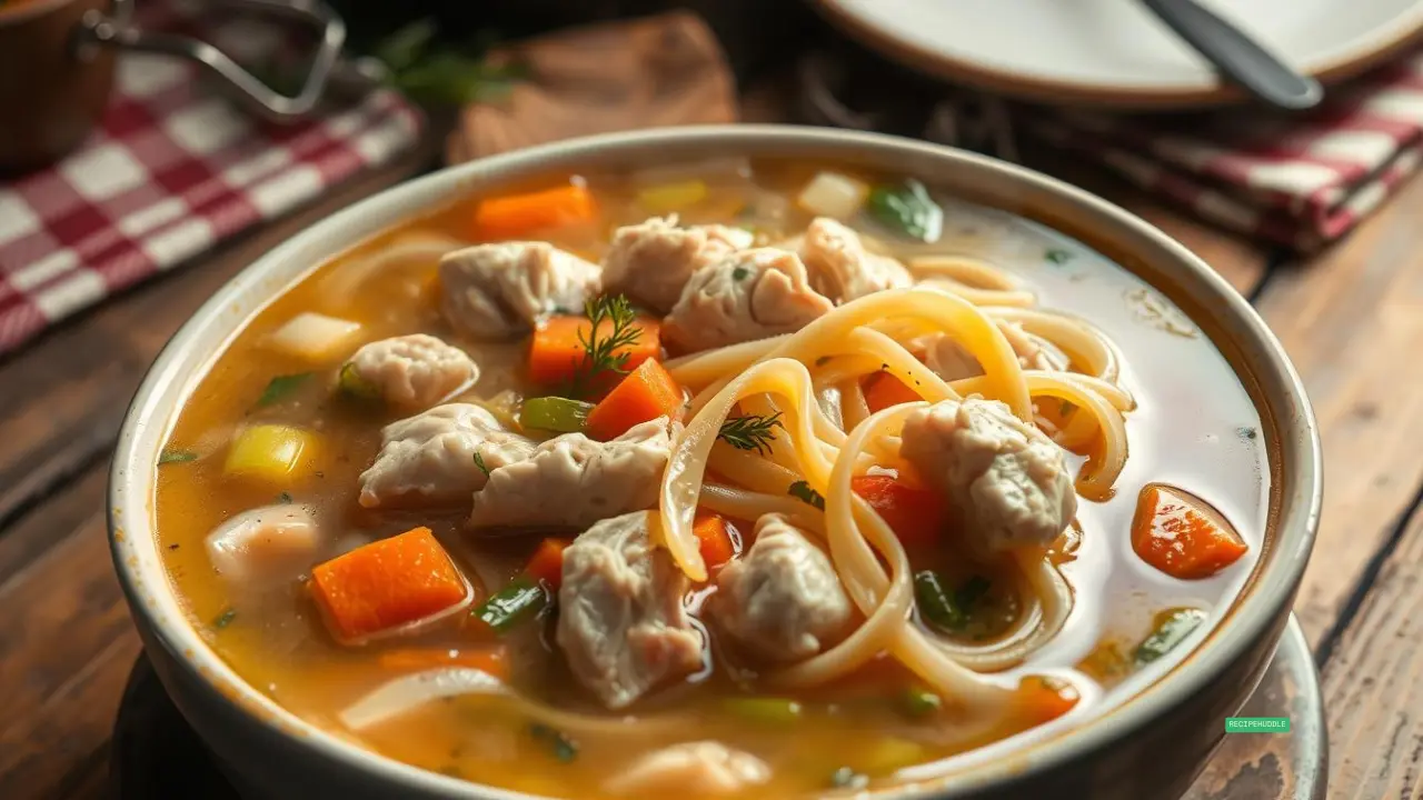 chicken noodle soup recipe