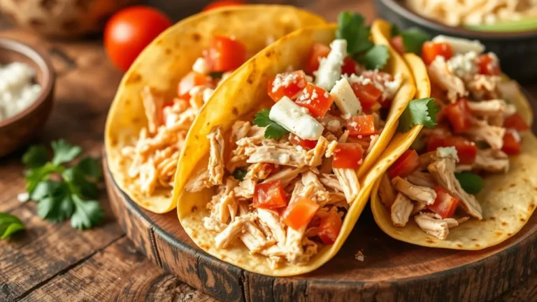Chicken Ranch Crock Pot Tacos